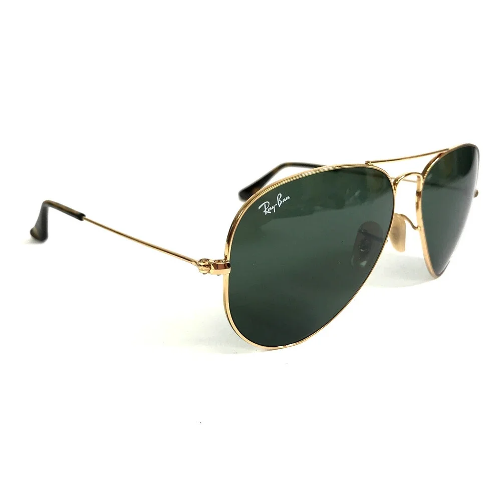 Ray-Ban Sunglasses RB3025 AVIATOR LARGE METAL 181 Pale Gold with G-15 Lens 58 mm